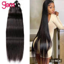 Luxurious Peruvian Human Hair Straight Bundles Extensions