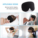 Luxurious Silk Eye Mask with Adjustable Memory Foam Comfort