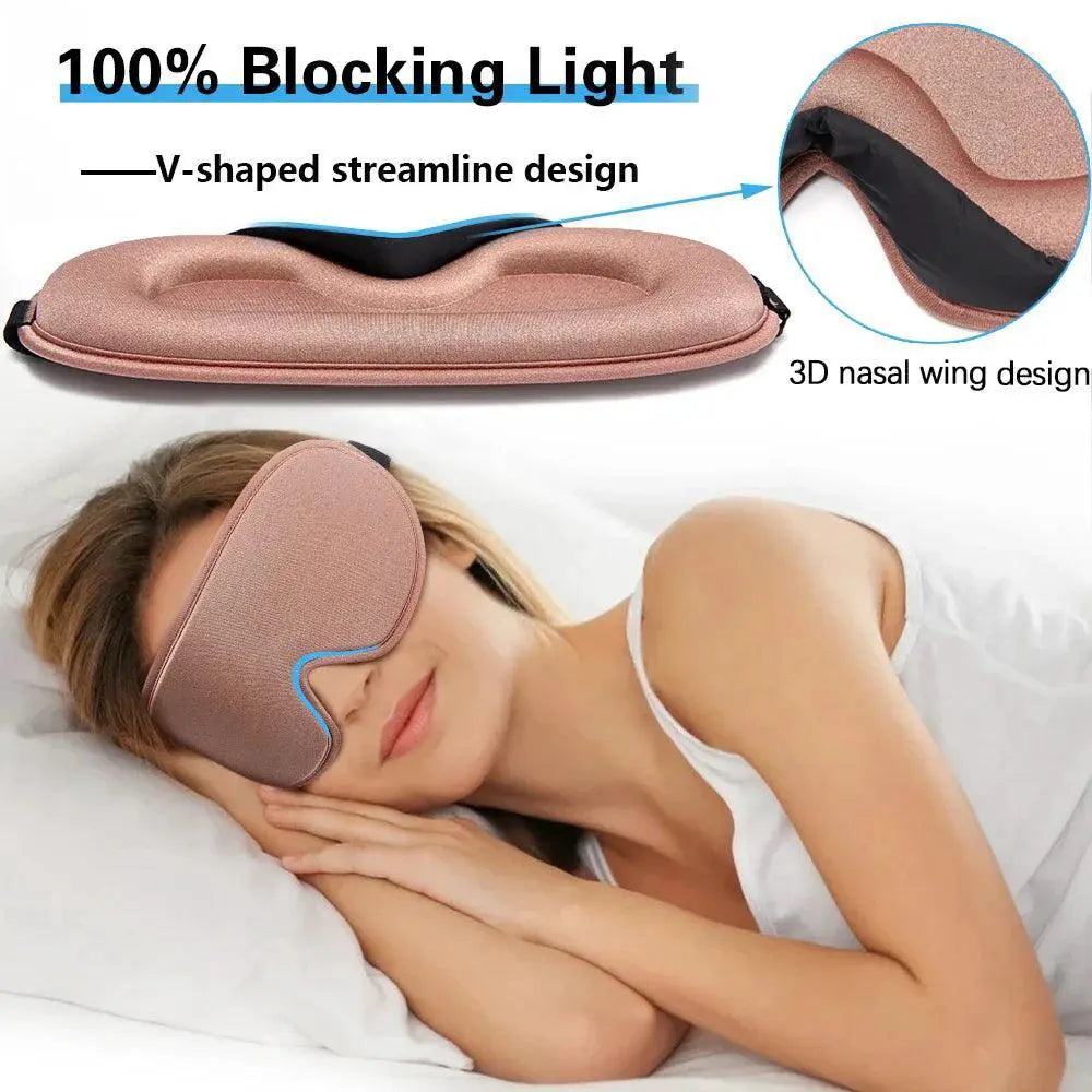 Luxurious Silk Eye Mask With Adjustable Memory Foam Comfort