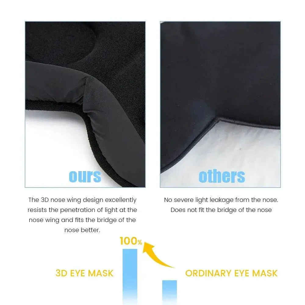 Luxurious Silk Eye Mask With Adjustable Memory Foam Comfort