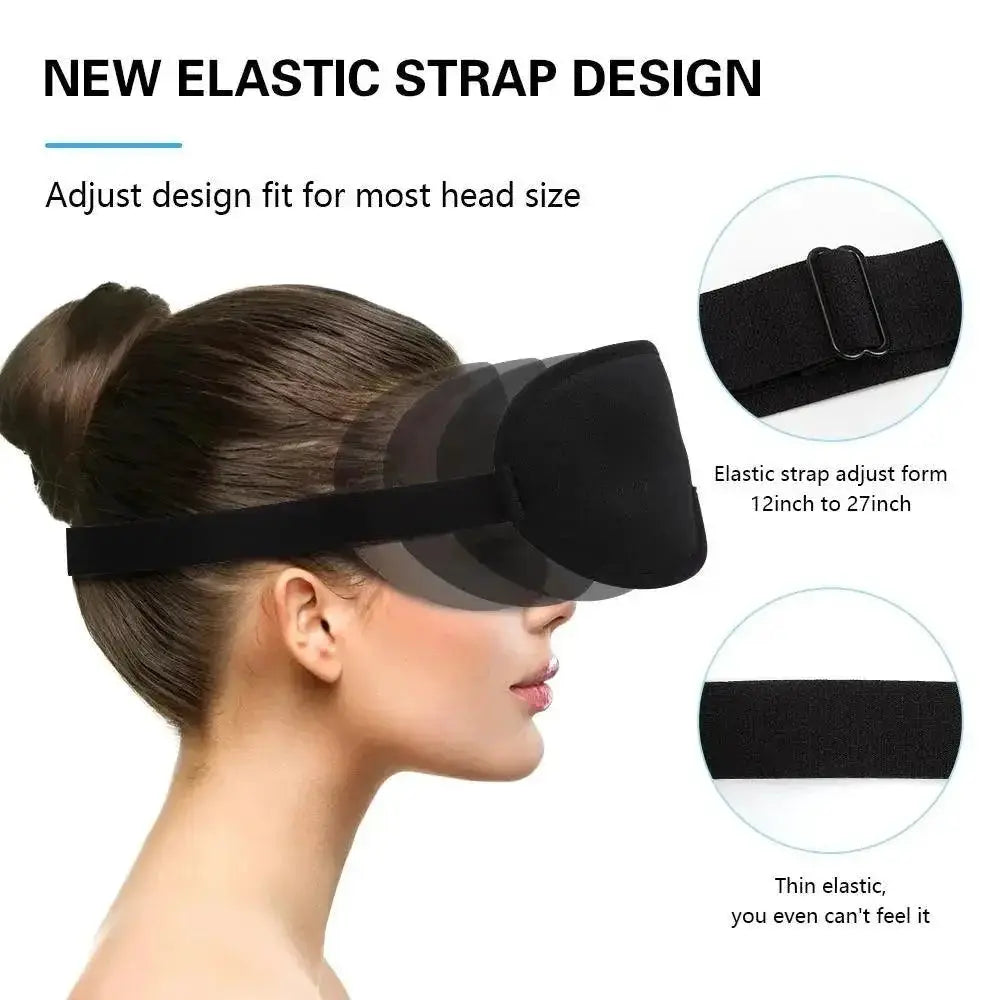 Luxurious Silk Eye Mask With Adjustable Memory Foam Comfort