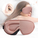 Luxurious Silk Eye Mask with Adjustable Memory Foam Comfort