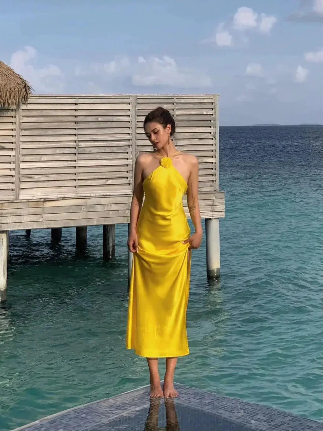 Luxurious Socialite Event Dress Elegant Summer Statement
