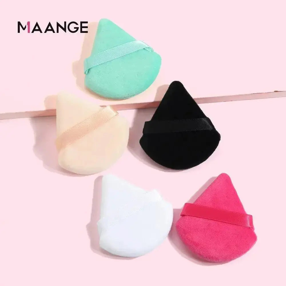 Luxurious Velour Powder Puff Set for Flawless Makeup