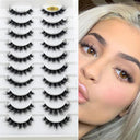 Luxury 3D Mink Eyelashes for Glamorous Eye Makeup