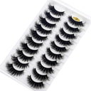 Luxury 3D Mink Eyelashes for Glamorous Eye Makeup