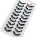 Luxury 3D Mink Eyelashes for Glamorous Eye Makeup