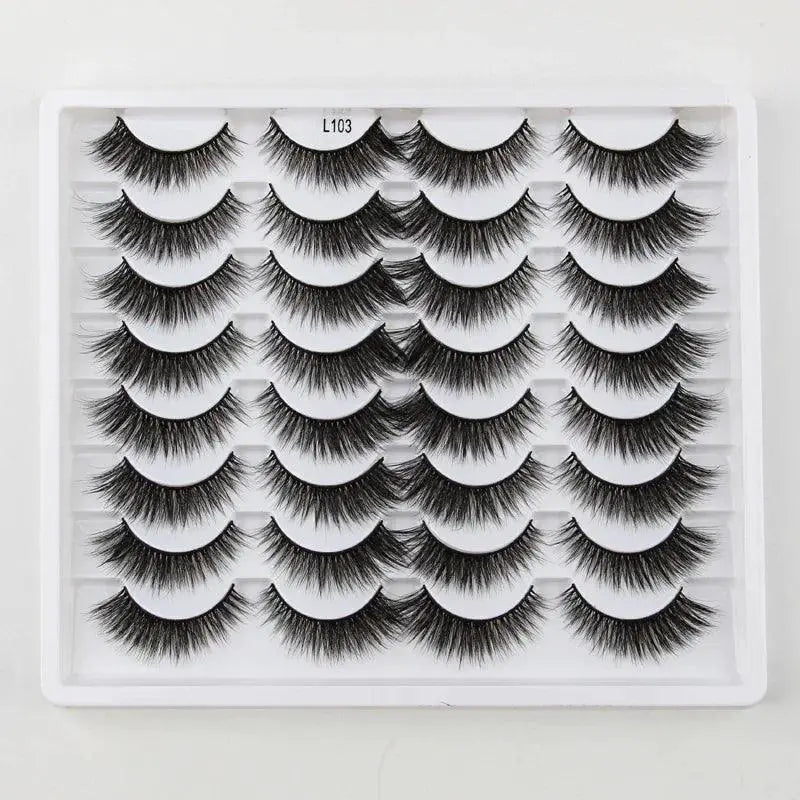 Luxury 3D Mink Lashes Kit Handmade Fluffy Beauty Enhancer