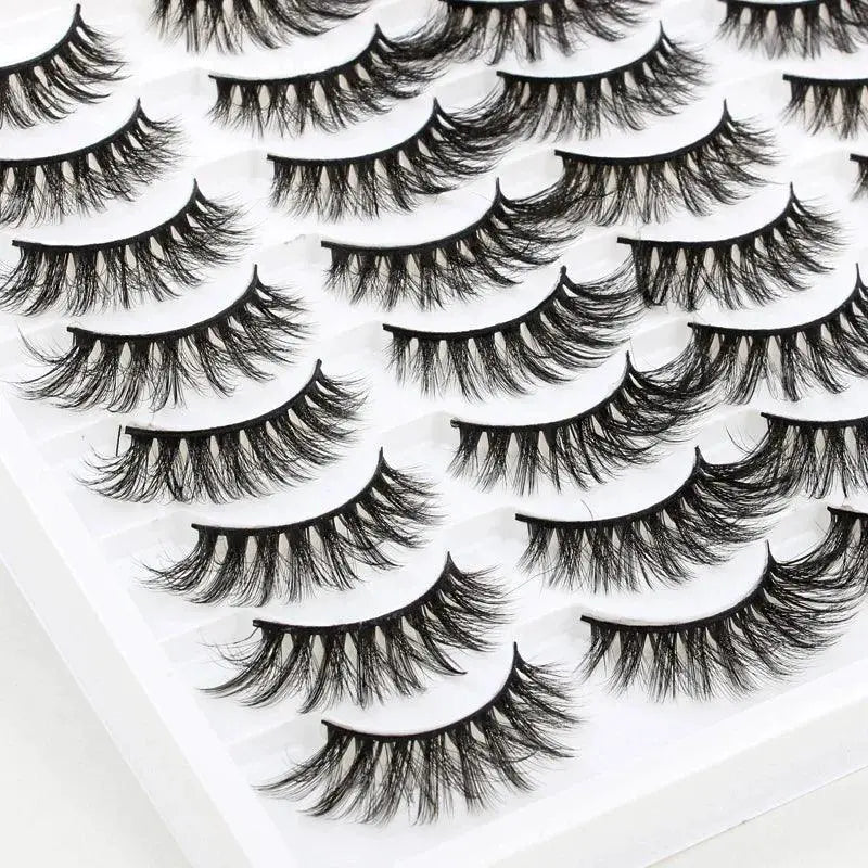 Luxury 3D Mink Lashes Kit Handmade Fluffy Beauty Enhancer