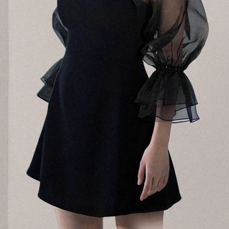 Luxury Black Dress Glamorous Statement For Special Events