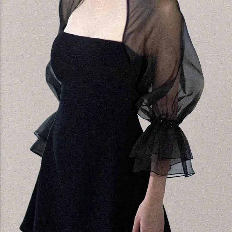 Luxury Black Dress Glamorous Statement For Special Events