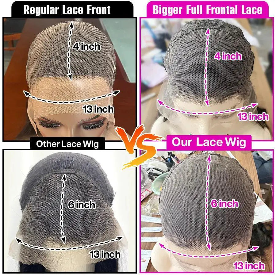 Premium Luxury Body Wave 13x6 HD Lace Front Wig For Women