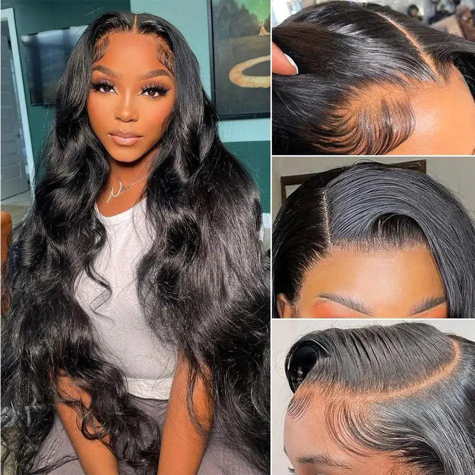 Luxury Body Wave HD Lace Frontal Wig Pre Plucked Human Hair