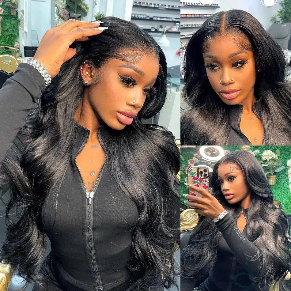 Luxury Body Wave HD Lace Frontal Wig Pre Plucked Human Hair