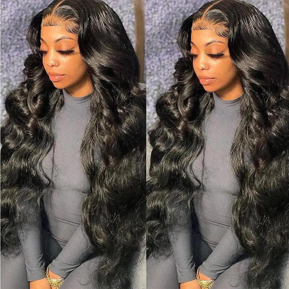 Luxury Body Wave HD Lace Frontal Wig Pre Plucked Human Hair