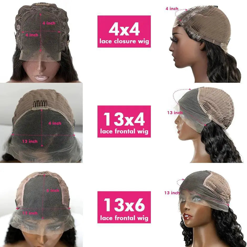 Luxury Body Wave Lace Front Wig 13x6 Human Hair 180 Density