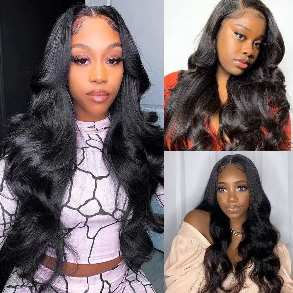 Luxury Body Wave Lace Front Wig Real Hair Effortless Beauty