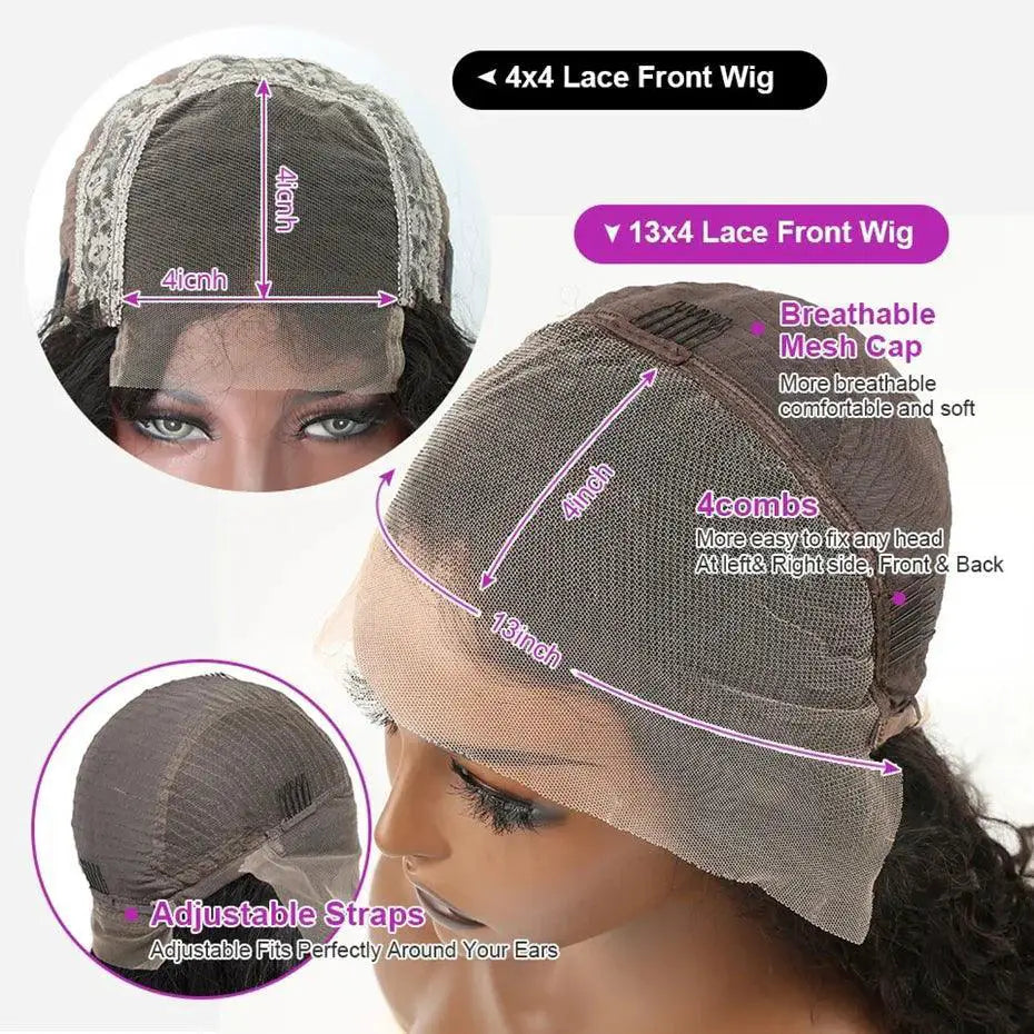Luxury Body Wave Short Bob Wigs 100 Percent Remy Human Hair