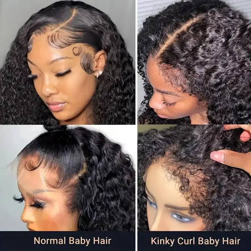 Luxury Brazilian Curly Lace Front Wig Remy Hair Natural Look