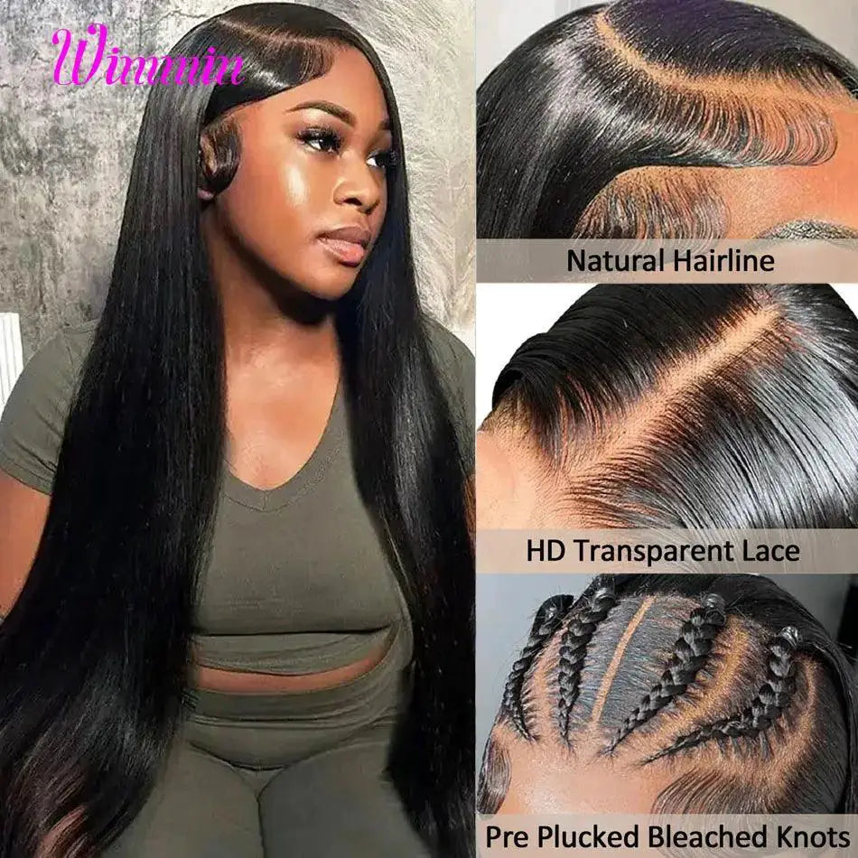 Luxury Brazilian HD Lace Front Wig Glueless Natural Look