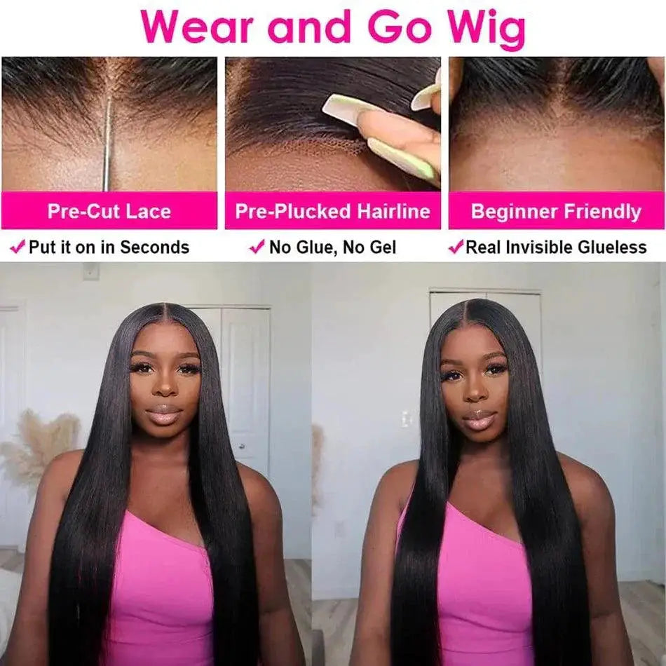 Luxury Brazilian HD Lace Front Wig Glueless Natural Look