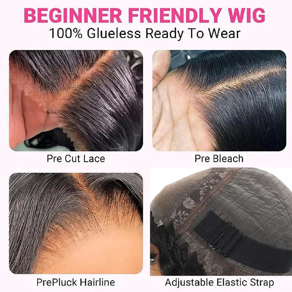 Luxury Brazilian HD Lace Front Wig Glueless Natural Look
