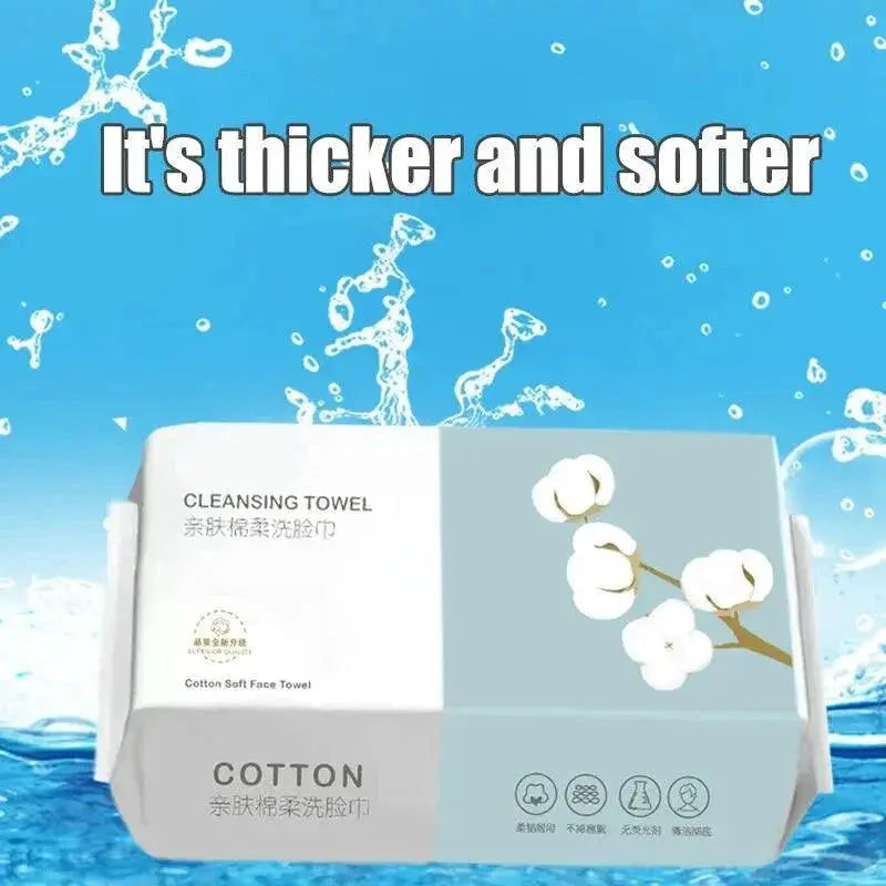 Luxury Cotton Face Towel Set Eco Friendly Makeup Remover