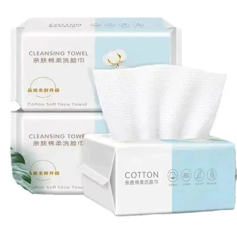 Luxury Cotton Face Towel Set Eco Friendly Makeup Remover