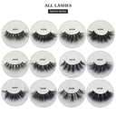 Luxury Crimson Mink 3D Eyelashes for Natural Eye Enhancement
