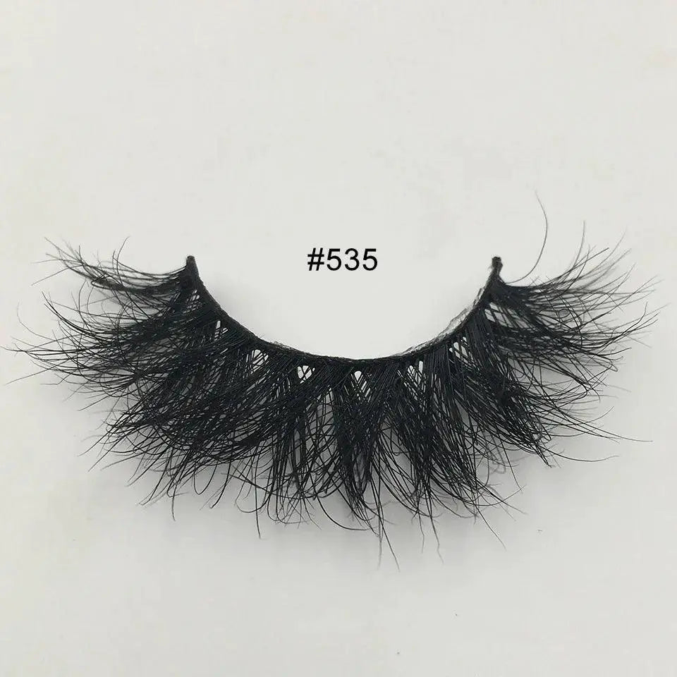 Luxury Crimson Mink 3D Eyelashes For Natural Eye Look