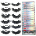 Luxury Crimson Mink 3D Eyelashes for Natural Eye Enhancement