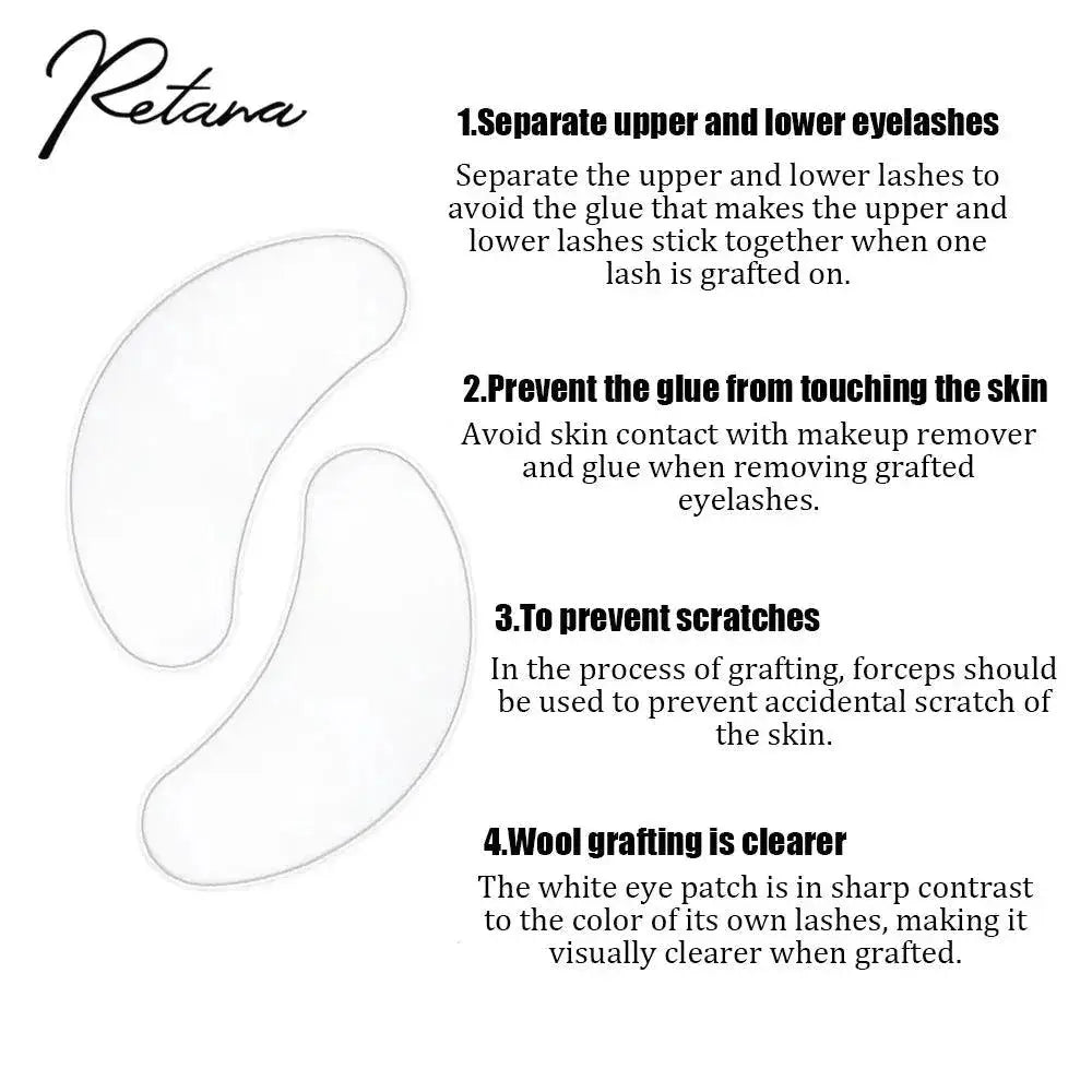 Luxury Gel Under Eye Pads for Flawless Eyelash Extensions