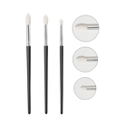 Luxury Goat Hair Eye Brush Set with Silky Bristles
