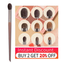 Luxury Goat Hair Eye Makeup Brush Set for Pro Looks