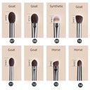 Luxury Goat Hair Eye Makeup Brush Set for Pro Looks
