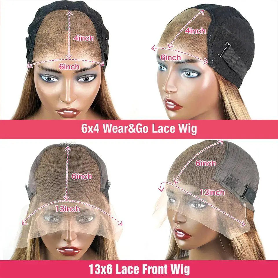 Luxury Highlight Human Hair Wig With HD Lace Frontal