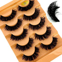 Luxury Hybrid Volume D Curl Short Russian Lashes Set