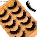 Luxury Hybrid Volume D Curl Short Russian Lashes Set