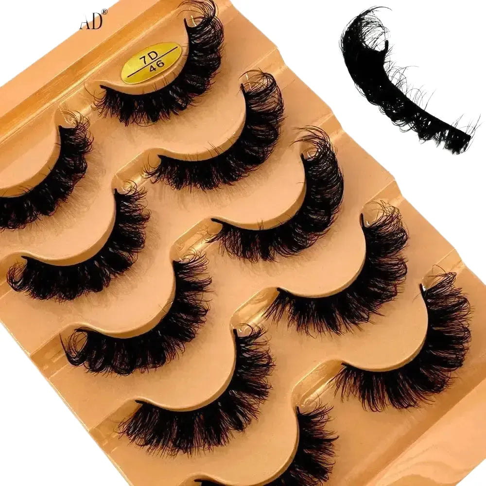 Dramatic Lift Lashes Set for Salon Pros — 5Pairs7D08