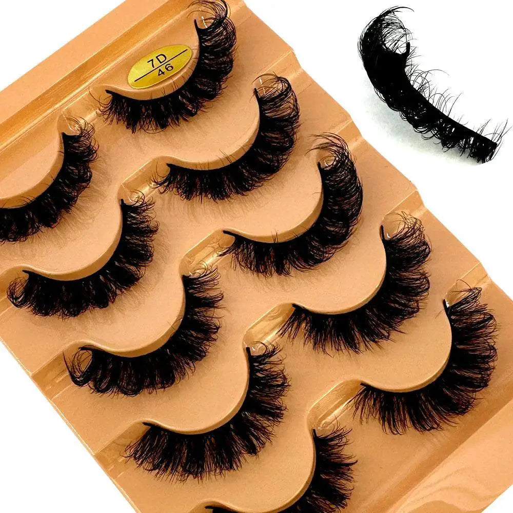 Dramatic Lift Lashes Set for Salon Pros — 5Pairs7D18