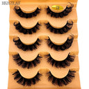 Luxury Hybrid Volume D Curl Short Russian Lashes Set