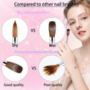 Luxury Kolinsky Nail Brush Set High-Quality Mink Bristle Kit
