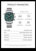 Chronograph Watch for Men Waterproof