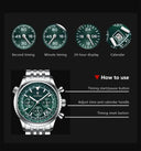 Chronograph Watch for Men Waterproof