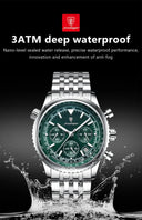 Chronograph Watch for Men Waterproof