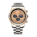Luxury Men's Quartz Chronograph Wristwatch Stylish Waterproof Design