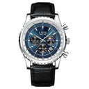 Luxury Men's Quartz Chronograph Wristwatch Stylish Waterproof Design