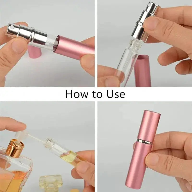 Luxury Mini Perfume Atomizer Travel Refillable Compact