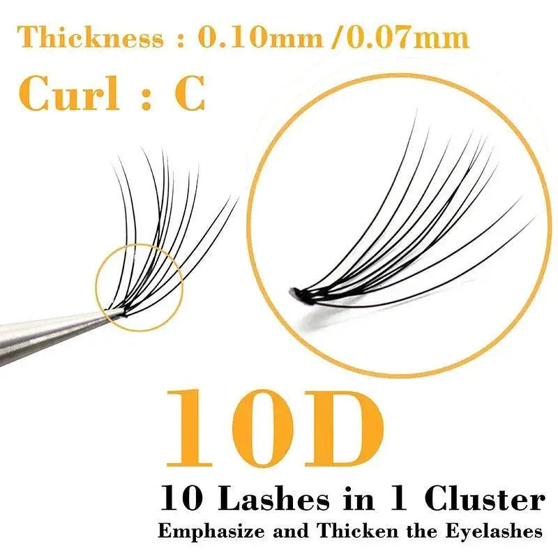 Luxury Mink Lashes Enhanced Volume 3D Russian Extensions