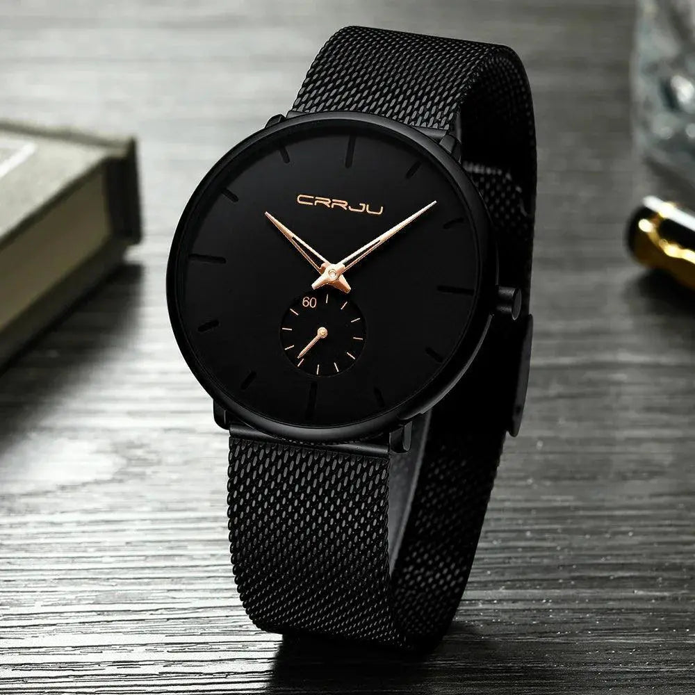 Luxury Quartz Watch for Men Waterproof Sports Timepiece